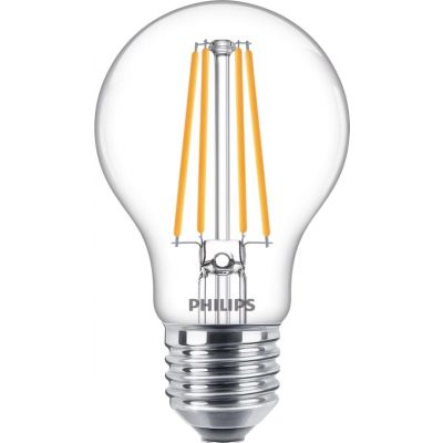 Żarówka LED 8,5W=75W 1055lm 2700K barwa ciepła kulka 8,5-75W E27 A60 827 Szkło przezroczyste PHILIPS (929002025492)